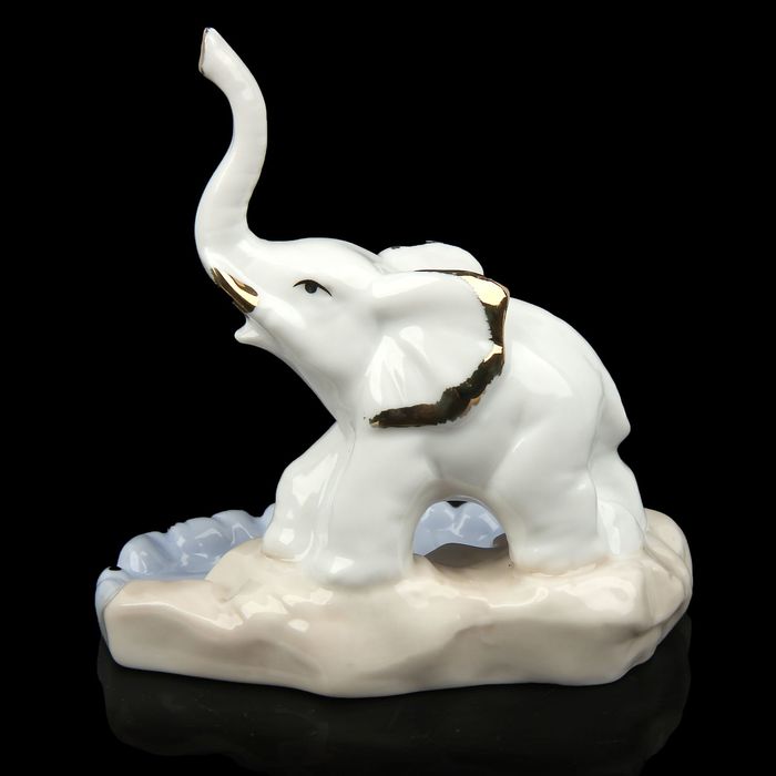 Подставка для колец "Слонёнок на камушках"