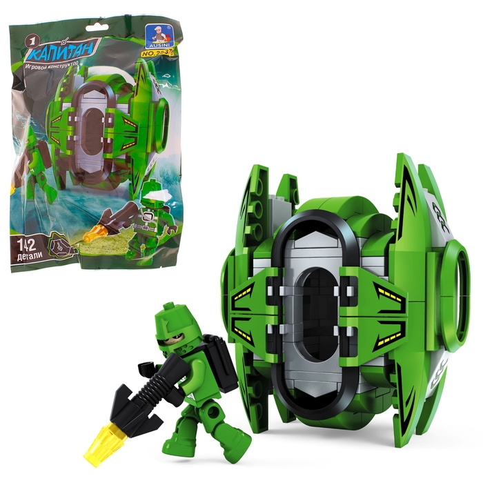 Конструктор Капитан «Космическая станция», 142 детали