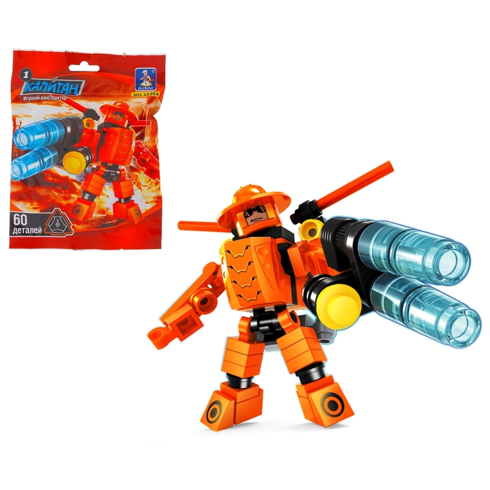 Конструктор Капитан «Космоковбой», 60 деталей