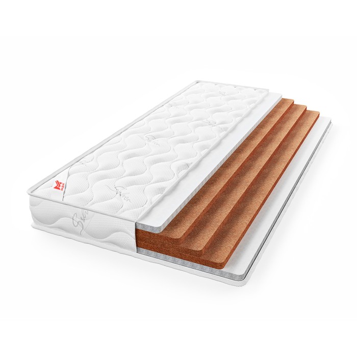 

Матрас Hard «Strato» SLT200 80х190 см, высота 16 см, чехол трикотаж