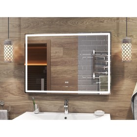 

Зеркало Geometry Luxe 1000 (Хром) LED подсветка, сенсор 4 х 100 х 70 см