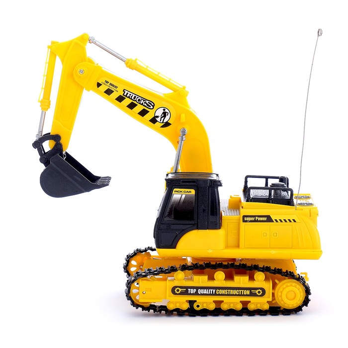 Спецтехника радиоуправляемая "Экскаватор", работает от батареек