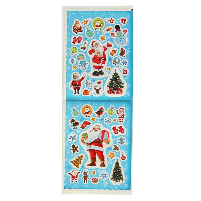 100 наклеек "Дед Мороз"