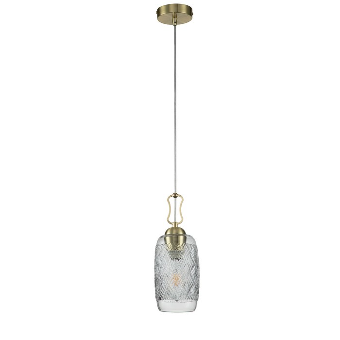 

Светильник подвесной Indigo, 13007/B/1P Gold. 1х60Вт, E27, 120х120х345/1860 мм, цвет прозрачный
