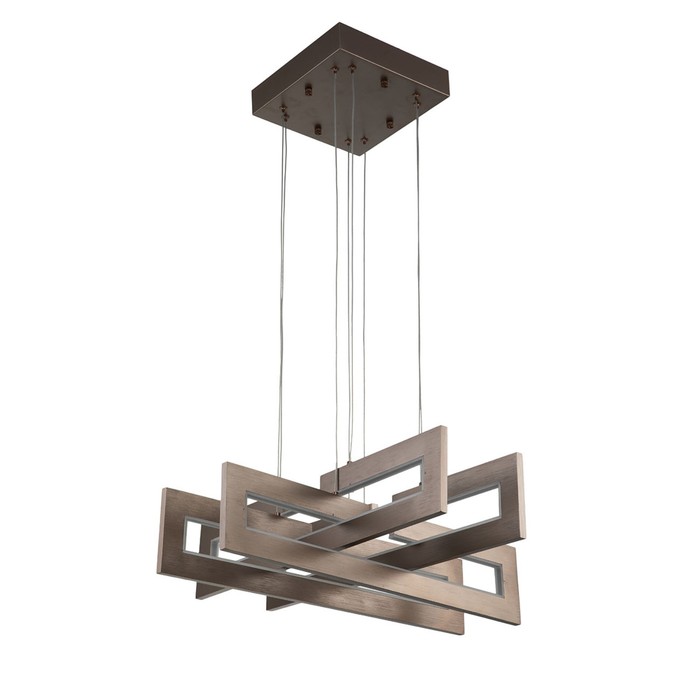 

Светильник подвесной Indigo, 14004/4P Brown. 4х80Вт, LED, 5600Лм, 3000-6000К, пульт ИК, 600х600х224/1424 мм, цвет белый матовый