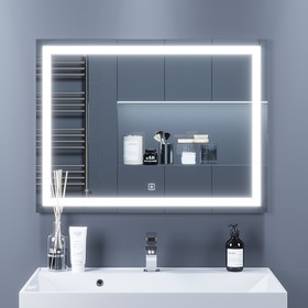 Зеркало Uperwood Tanos, 80х80 см, LED подсветка, сенсорный выключатель, антизапотевание