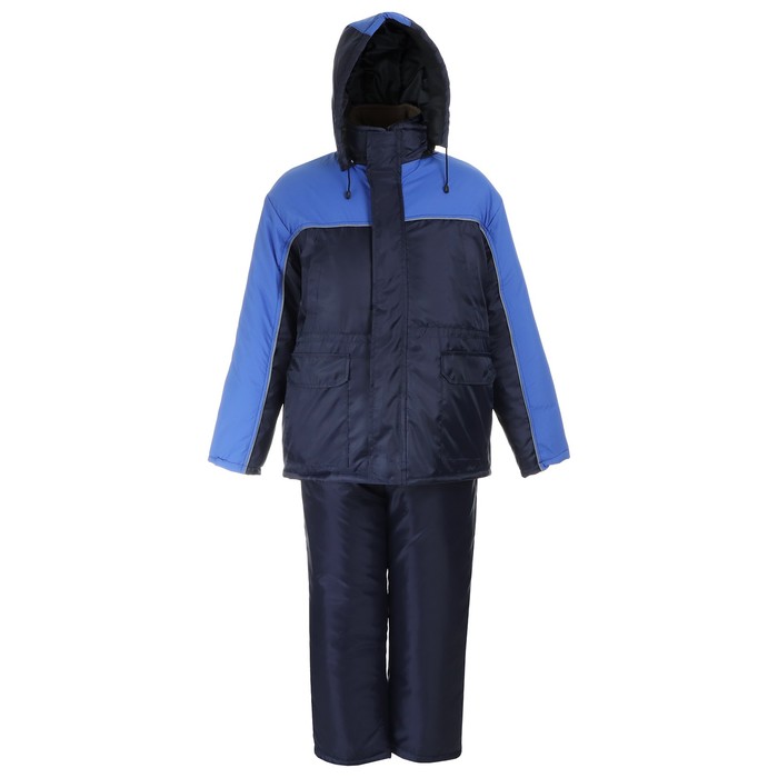 фото Костюм рабочий зимний 253 (тк.оксф т.син+вас,к+п/к) (48/5)