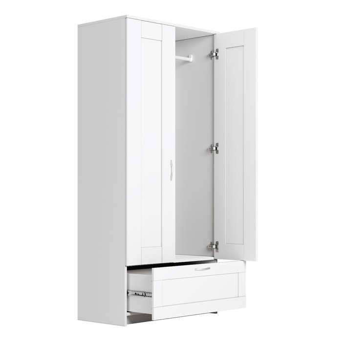

Шкаф комбинированный Сириус, 2-х створчатый, 780х500х1900, Белый