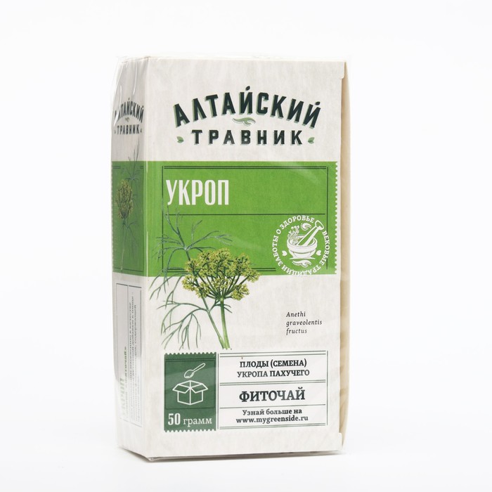 

Фиточай Укроп, семена, 50 г в инд.уп.