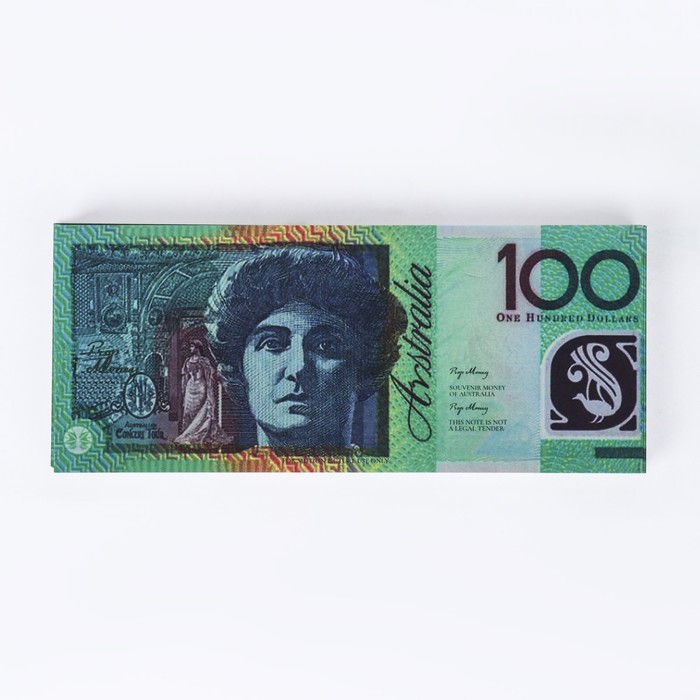Набор сувенирных денег "100 австралийских долларов"