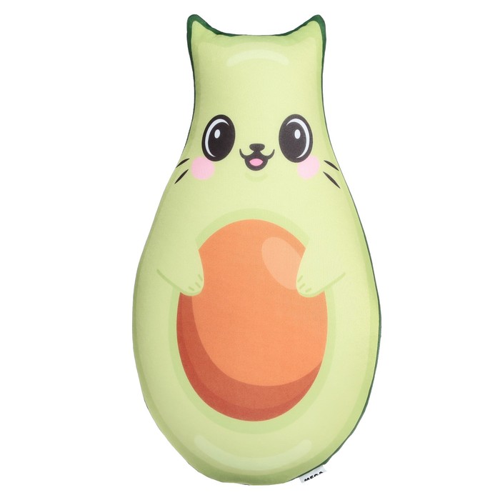 Мягкая игрушка-антистресс «Авокадо-кот», 30 см мягкая игрушка кот авокадо 35 см текстиль