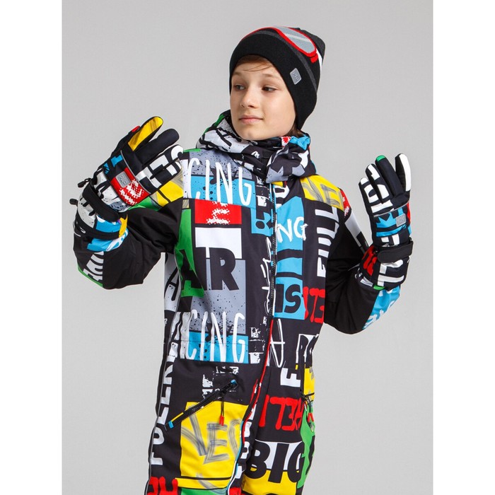фото Зимние перчатки для мальчика, размер 17 playtoday