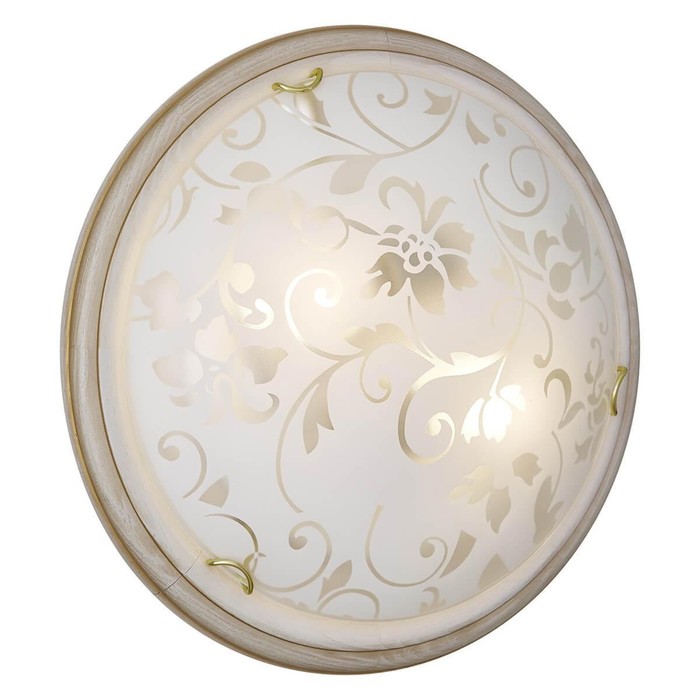 Настенно-потолочный светильник Provence crema 2x60W E27 9x9 см