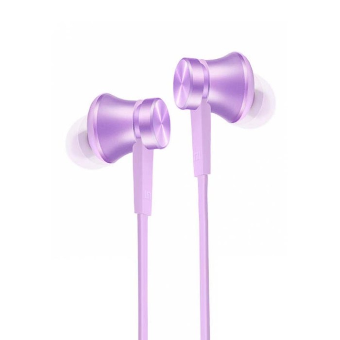 Наушники Xiaomi Mi In-Ear Headphones Basic (ZBW4357TY), вакуумные, микрофон, фиолетовые