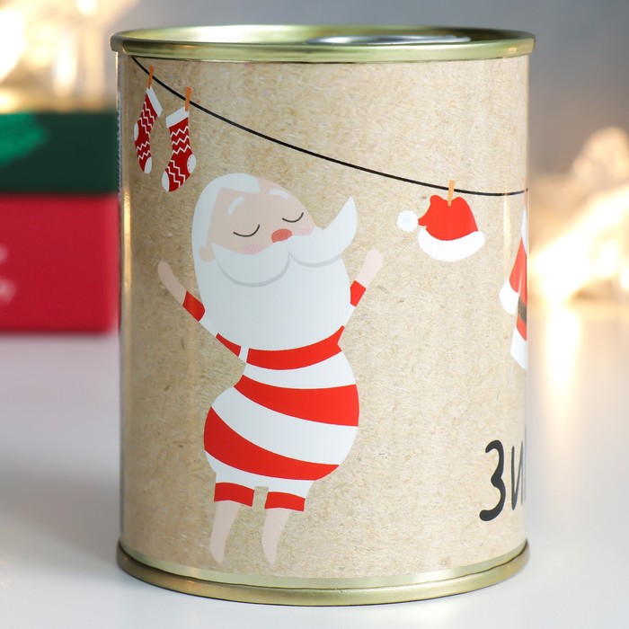 фото Сувенирный набор-маникюрный в банке "зима близко"