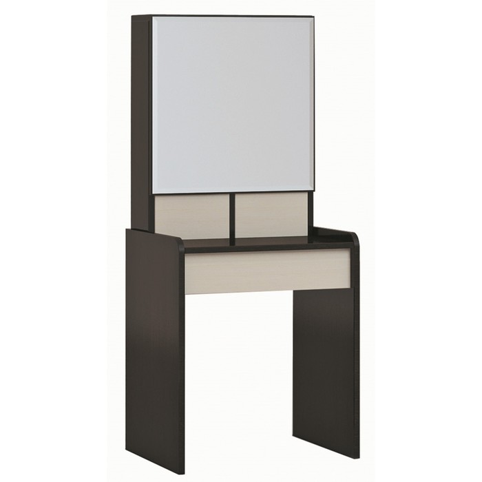 Стол туалетный «Мэдисон», 580 × 452 × 1458 мм, зеркало, цвет венге / дуб девон