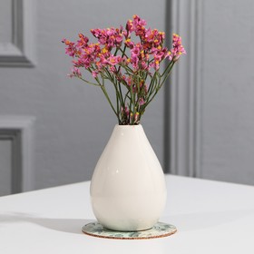 Набор ваза и подставка 'Тропические цветы',  8 х 7 х 6 см Ош