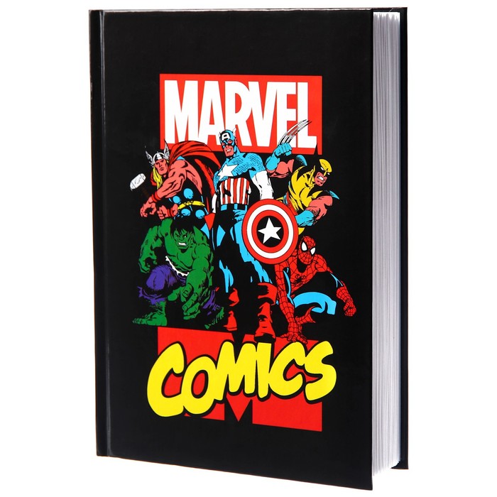 Ежедневник А5, 80 листов "Marvel. Comics",  Мстители