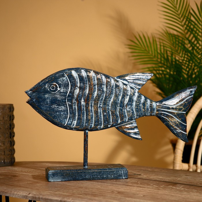 Сувенир Рыба албезия 50х10х33 см сувенир рыба албезия 40х9х22 см