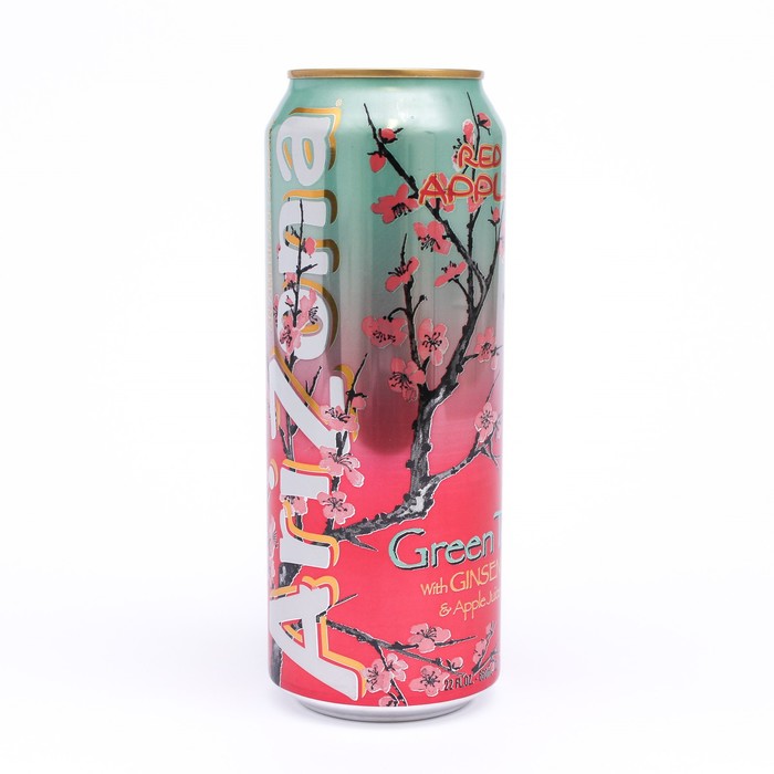 

Напиток б/а негазированный Arizona Grean Tea RED APPLE ж/б, 0,680 л. (США)