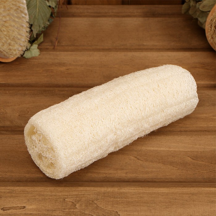 Мочалка из люфы Губка натуральная, 20 см мочалка galk sar натуральная массажная рукавица из люфы
