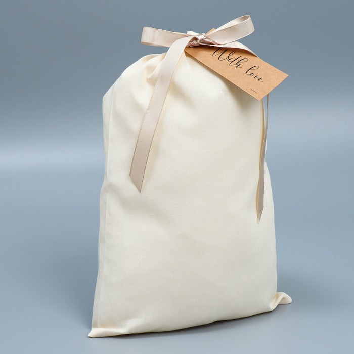 фото Мешок из хлопка «счастье», 20 × 30 см +/- 1.5 см дарите счастье