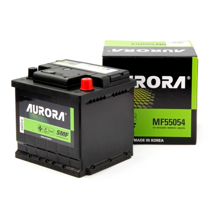 Аккумулятор AURORA DIN MF-55054 L1, 50 Ah, 420 A, 208x174x190, обратная полярность
