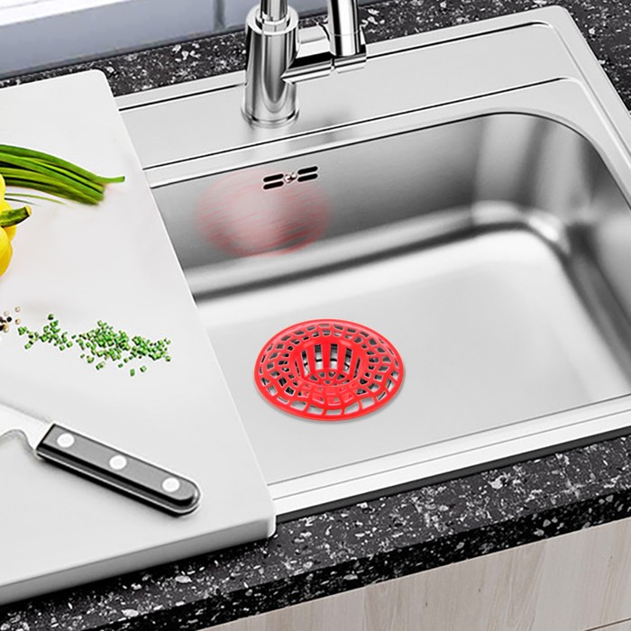 Фильтр для раковины d=6 см, цвет МИКС