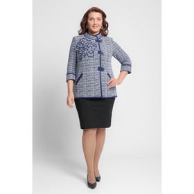 

Жакет женский, размер 48, цвет синий