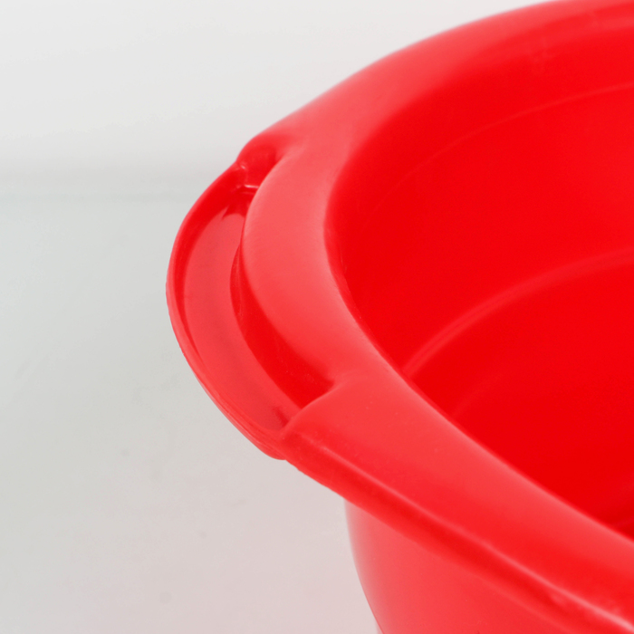 Таз пластиковый 8 л, особо прочный, цвет МИКС