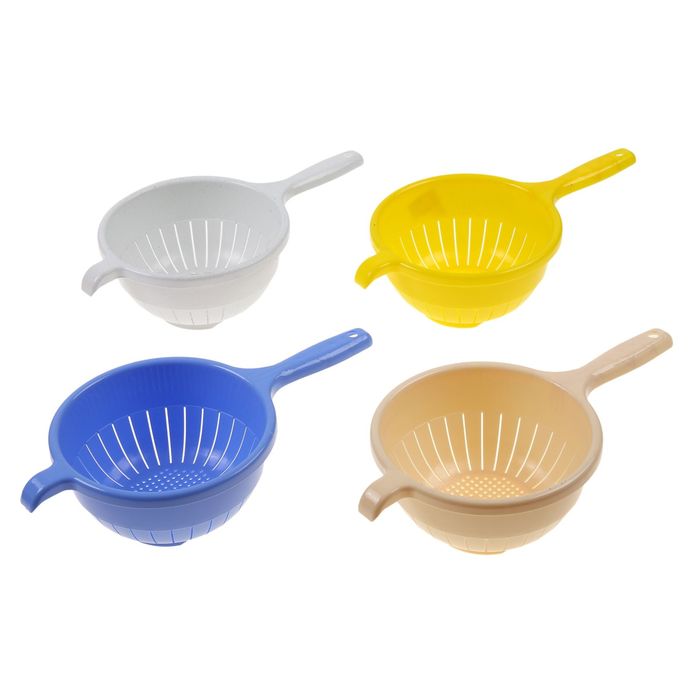 Дуршлаг 20 см, цвет МИКС