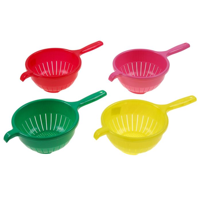 Дуршлаг 20 см, цвет МИКС