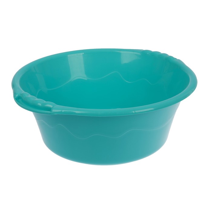 Таз пластиковый 11 л, особо прочный, цвет МИКС