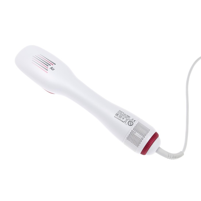 

Фен-щетка Rowenta CF6220F0, 1000 Вт, 3 скорости, 3 температурных режима, бело-розовый
