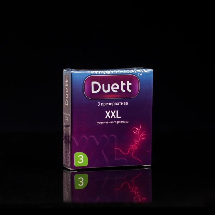 Презервативы DUETT XXL 3 шт презервативы duett xxl 12 шт