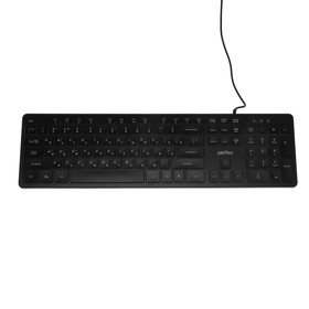 

Клавиатура Perfeo "BRIGHT", игровая, проводная, мембранная, 104 клавиши, USB, чёрная