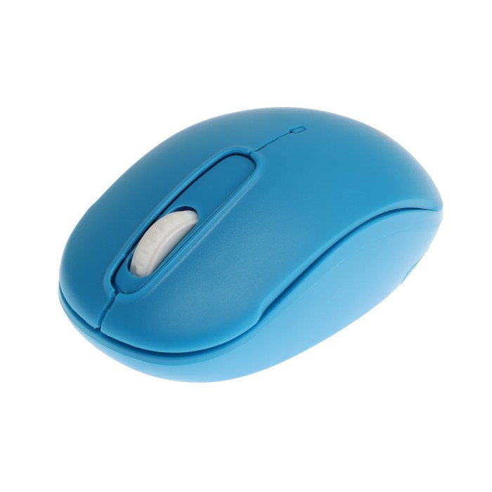 

Мышь Perfeo "COMFORT", беспроводная, оптическая, 1000 dpi, 2xAAA (не в компл), синяя