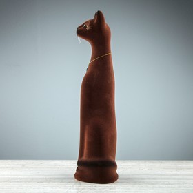 

Копилка "Кошка Лана", коричневая, флок, 52 см