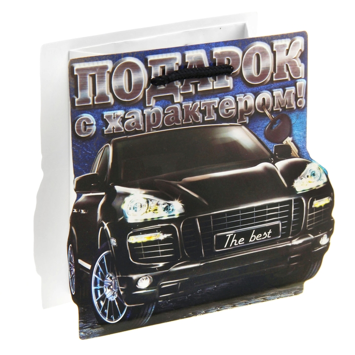 Пакет–открытка «Подарок с характером», S 12 х 15 х 6 см