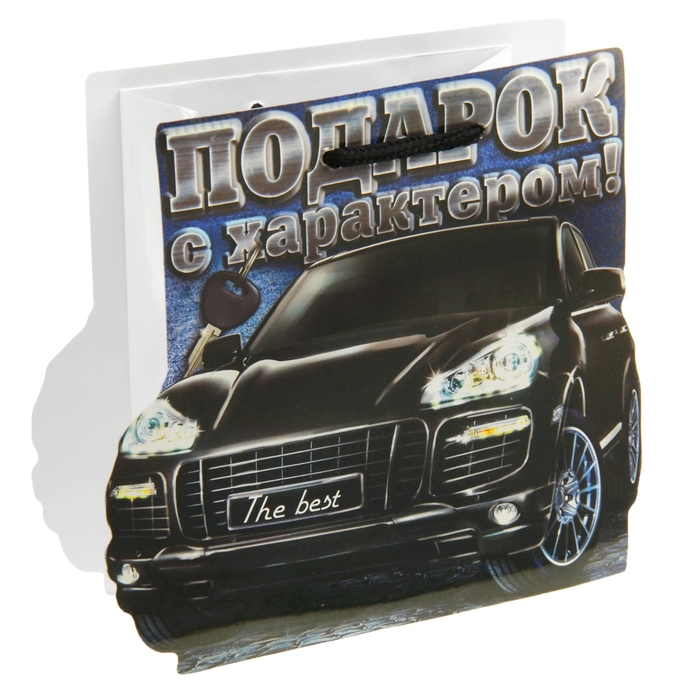 Пакет–открытка «Подарок с характером», S 12 х 15 х 6 см