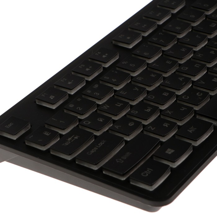 

Клавиатура Gembird KB-250L, игровая, проводная, 104 клавиши, подсветка, USB, чёрная