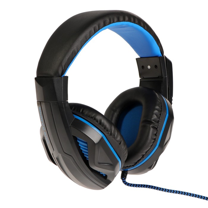 

Наушники Gembird MHS-G215, игровые, микрофон, 3.5 мм, 2м, чёрно-синие