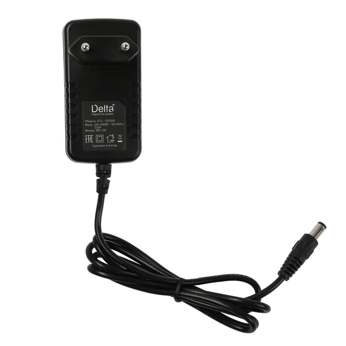фото Блок питания для рессиверов delta+, etl-52000. 5 в, 2000 ма, штекер 5.5х2.5 мм