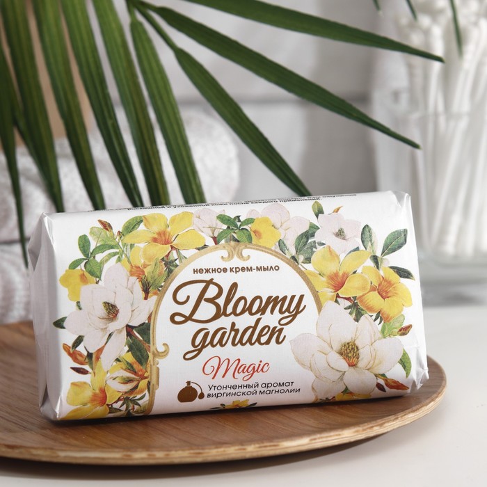 Крем-мыло твердое Bloomy garden Magic, 90 г