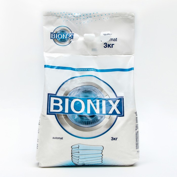 Стиральный порошок Bionix для автоматической стирки, 3 кг стиральный порошок sunday универсальный для автоматической стирки 400 г