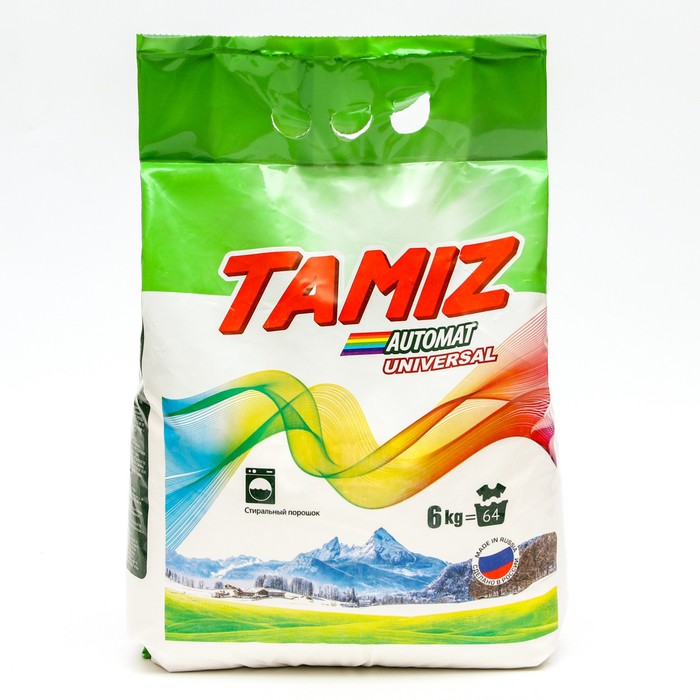 Стиральный порошок Tamiz для автоматической стирки, универсальный, 6 кг стиральный порошок sunday универсальный для автоматической стирки 400 г