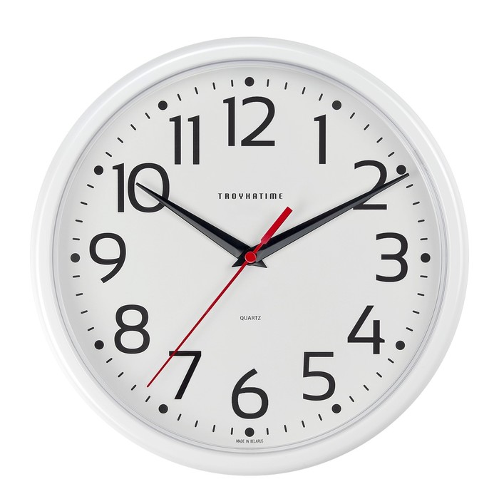 Часы настенные, серия: Классика, плавный ход, d-23 см часы настенные серия классика рубин плавный ход d 34 см белые
