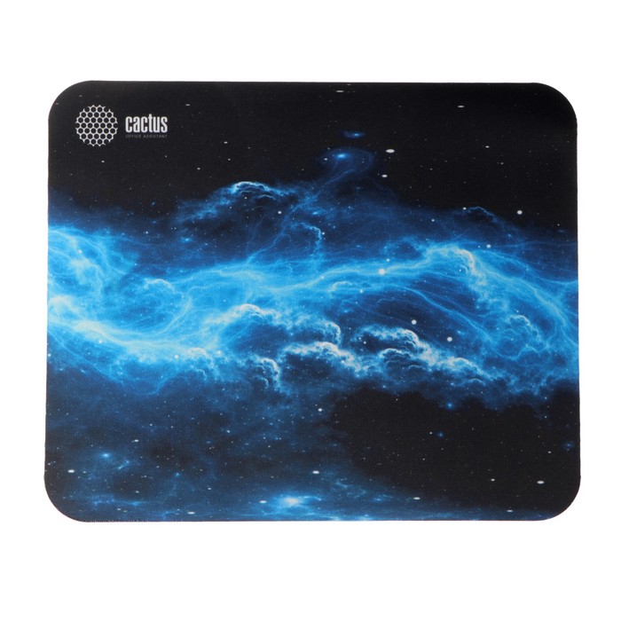 

Коврик для мыши Cactus Space Clouds, 300х250х2 мм, черный