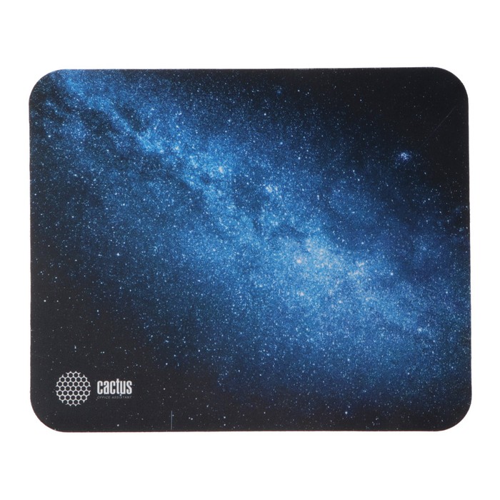 

Коврик для мыши Cactus Milky Way, 300х250х2 мм, черный