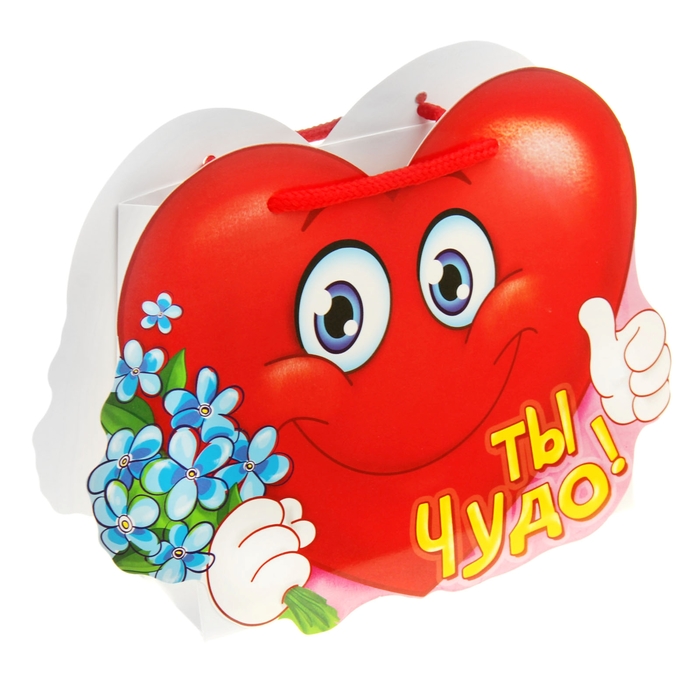 Пакет–открытка «Ты чудо», S 11 х 14 х 5,5 см